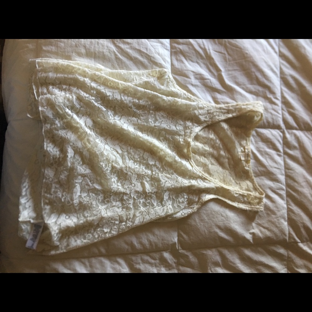 Lace tank top